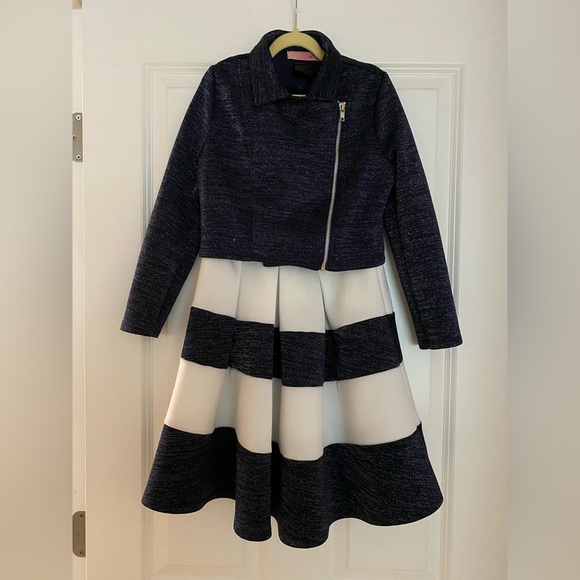 2 hip Girls Size 10 Dress with Jacket - Picture 2 of 8